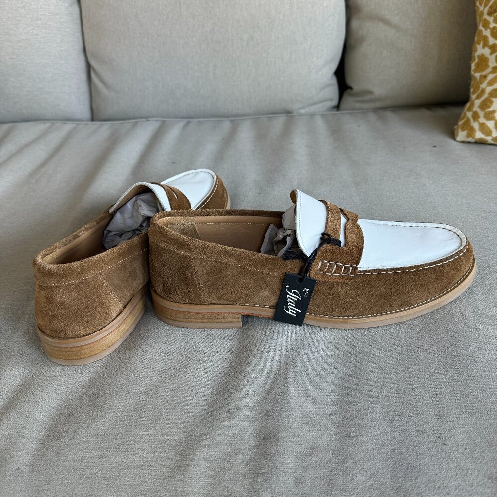 Brand New in box GREATS The Essex Penny Loafer - Cuoio Size 11